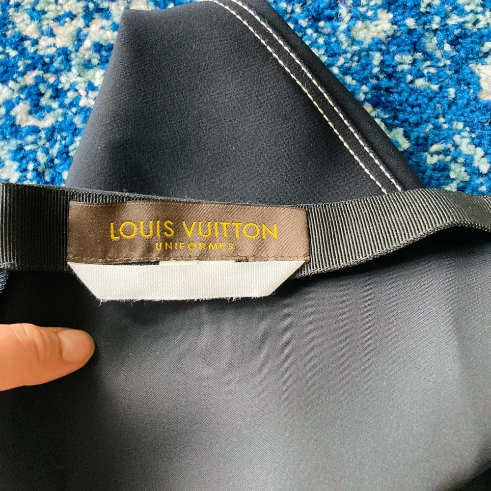NWT LOUIS VUITTON UNIFORM BLACK STRIPE SKIRT